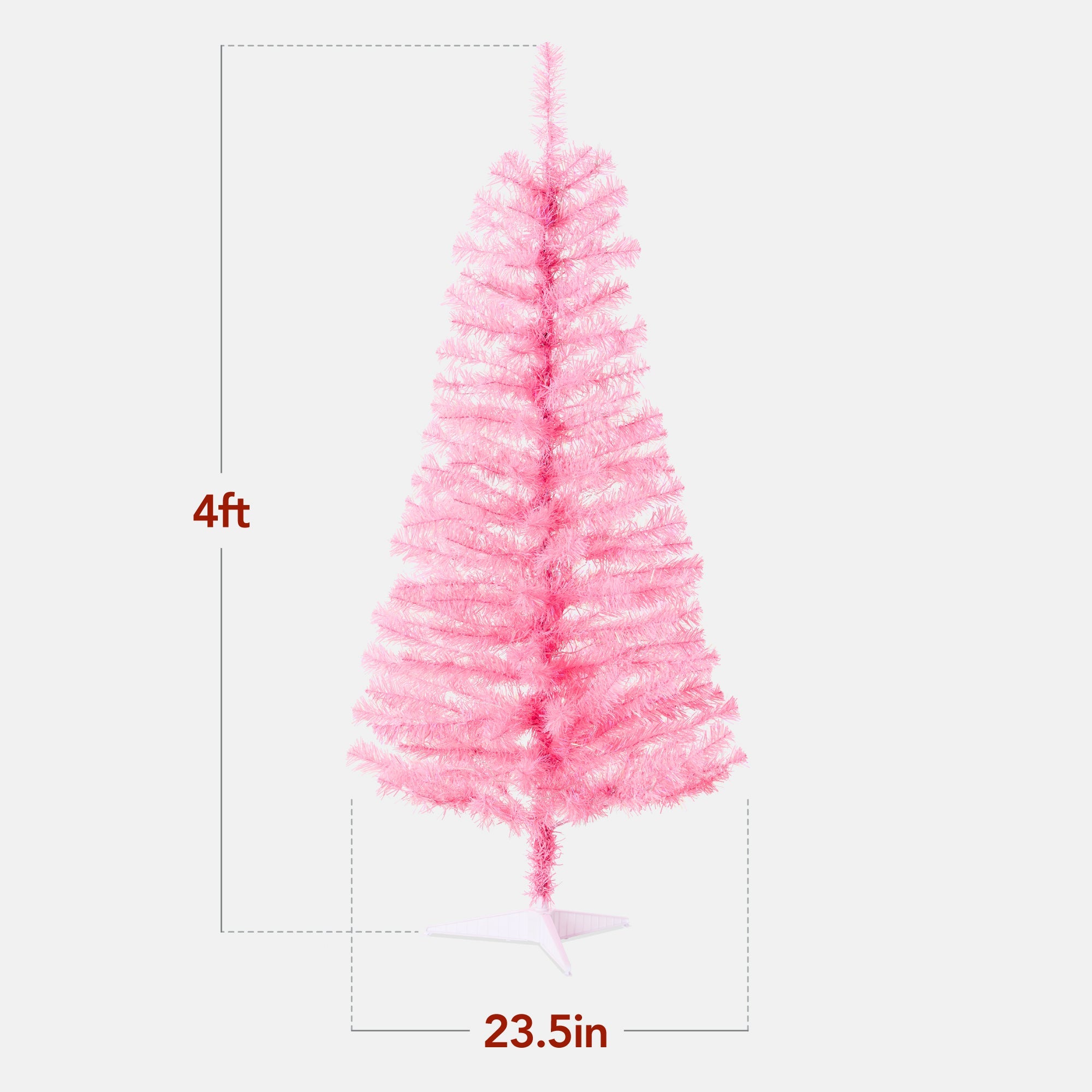 Pre-lit Colorful Mini Spruce Christmas Tree w/ LED Lights - 4ft