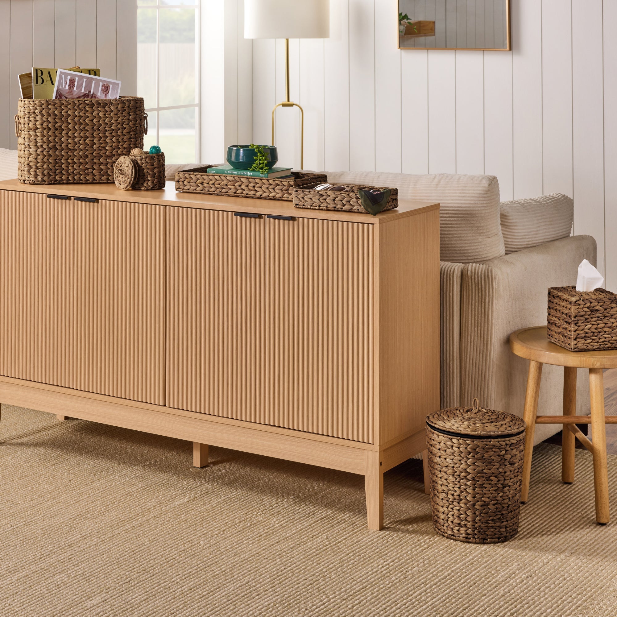 6-Piece Water Hyacinth Bathroom Set