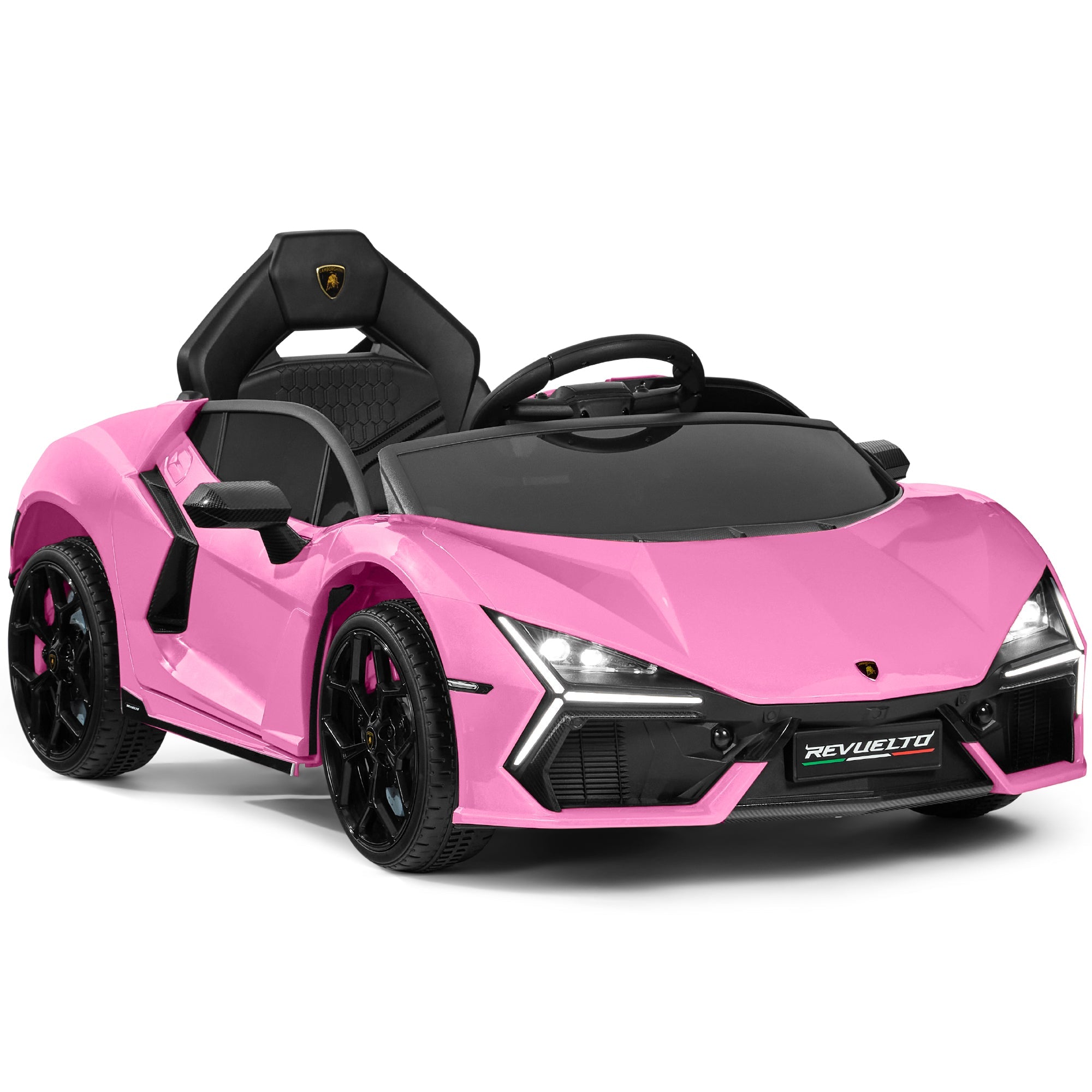 12V Kids Ride-On Car Officially Licensed Lamborghini Revuelto w/ Remote