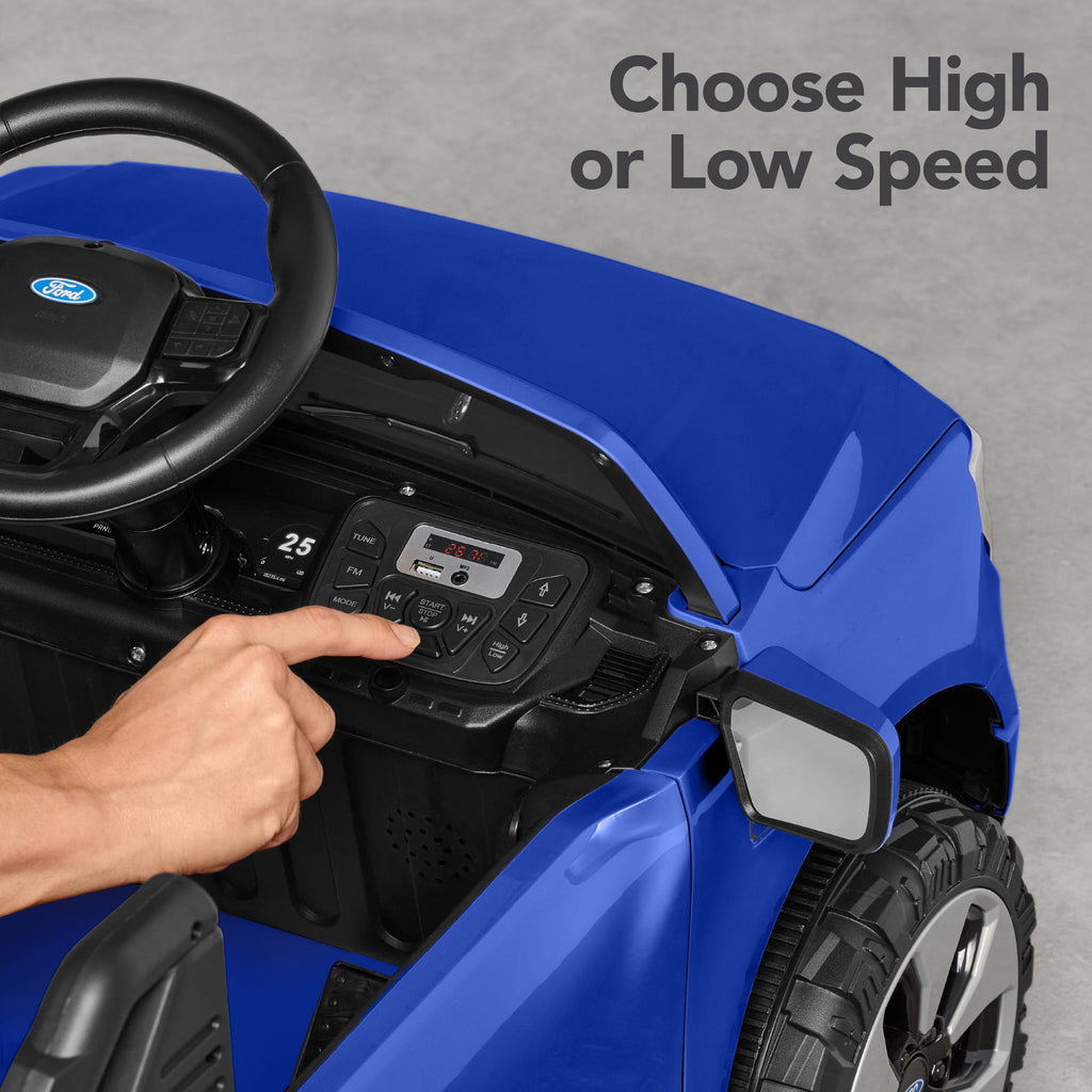 12V Kids Ride On Car Officially Licensed Ford Lightning w/ Remote, 2 Speeds