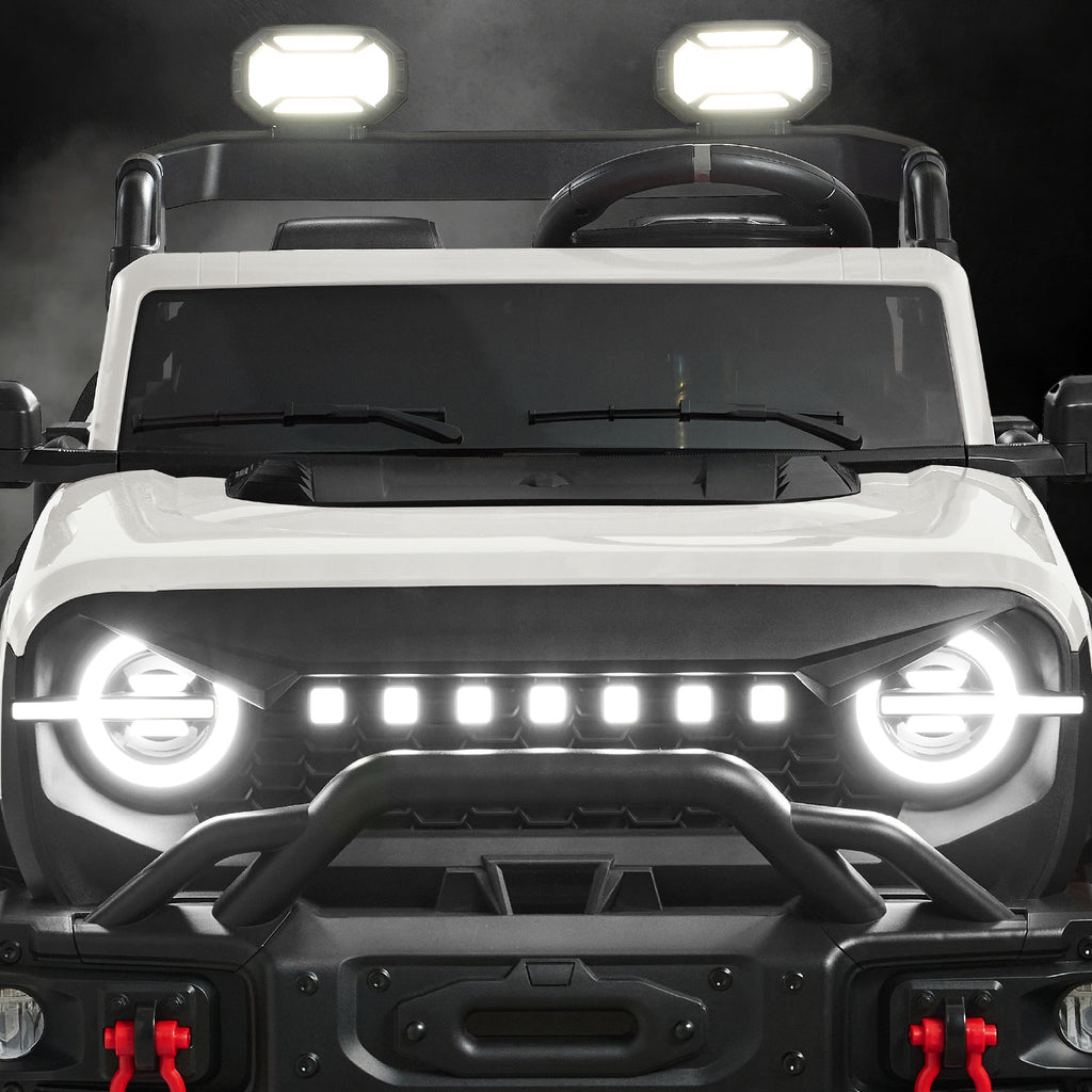 24V 2-Seater Electric Ride-On Car Truck w/ Parent Control, Bluetooth