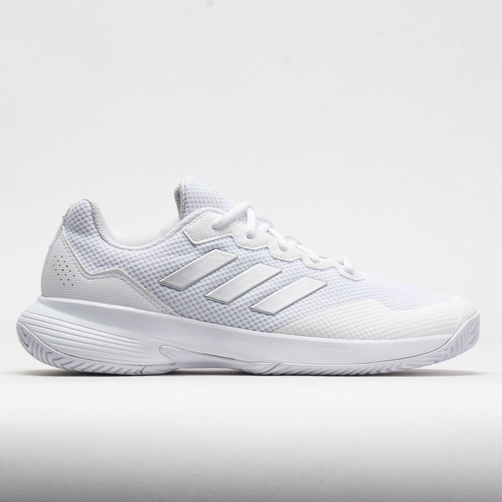 adidas GameCourt Women's  White/Silver Metallic/White