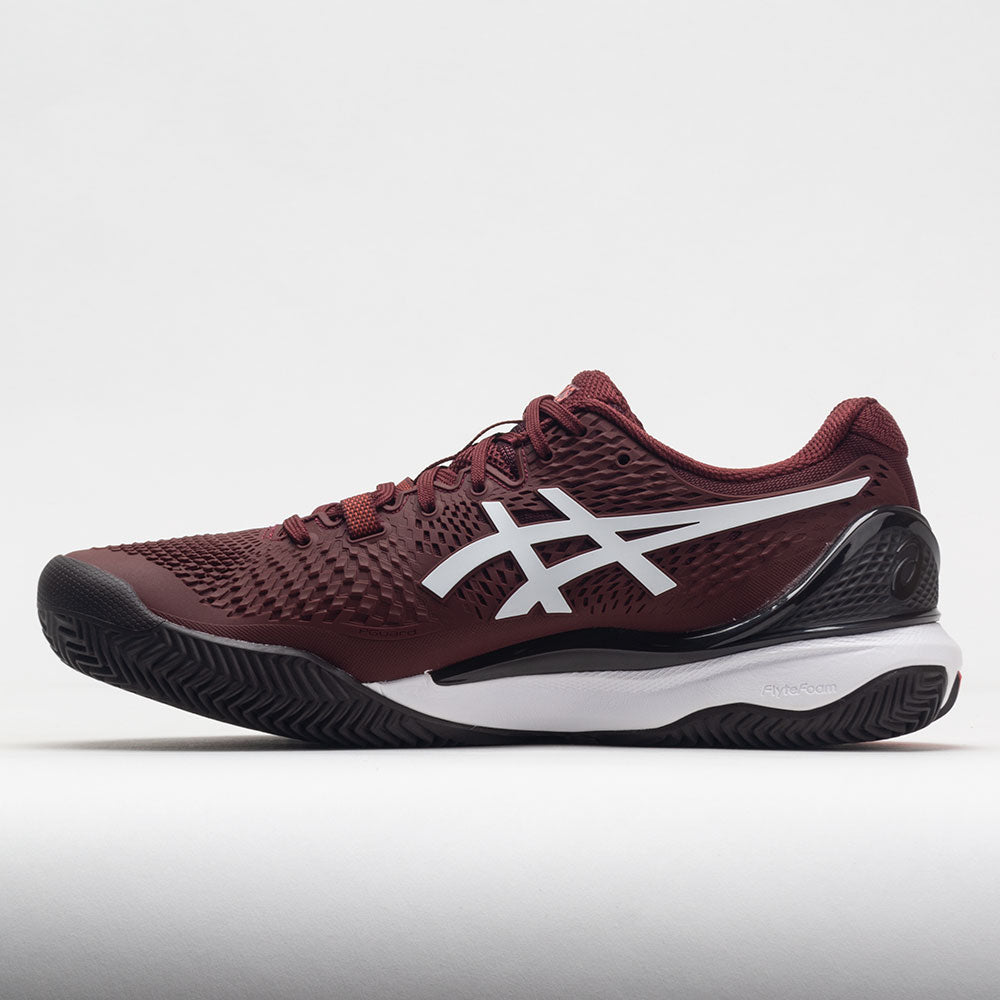 ASICS GEL-Resolution 9 Clay Men's  Antique Red/White
